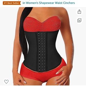 Yianna Super Cute Corset sz 3x Waist Clincher Bust Support made well